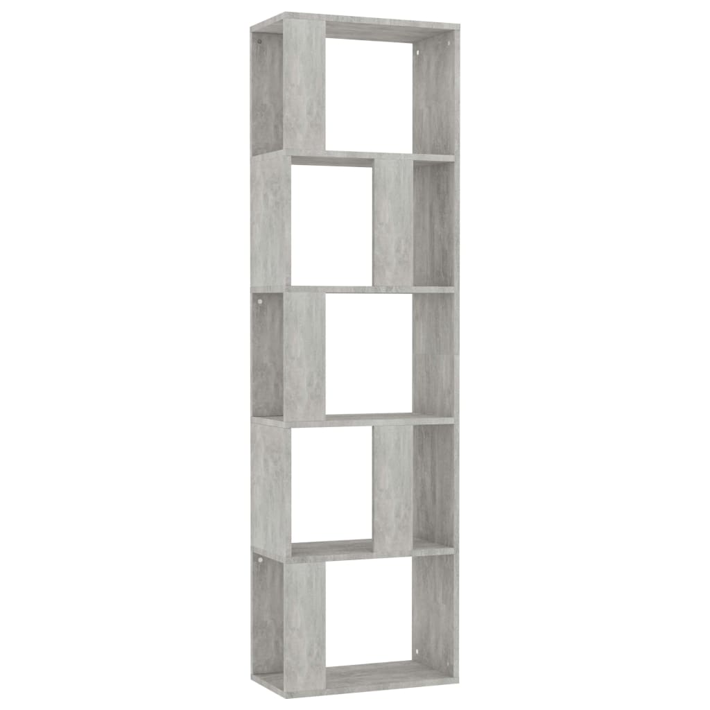 Book Cabinet/Room Divider Concrete Grey 45x24x159 cm Engineered Wood